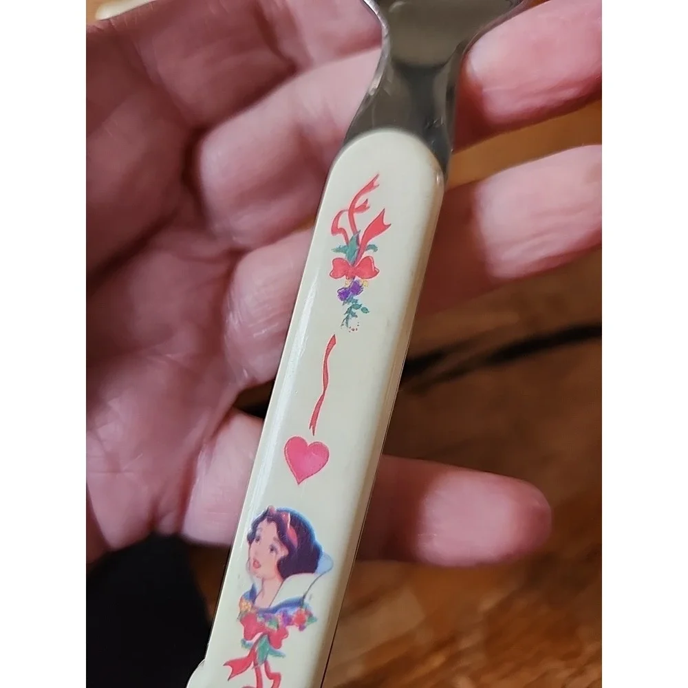 Vintage Walt‎ Disney Snow White SELANDIA Child Fork And Spoon Set Of 2 CA 91355